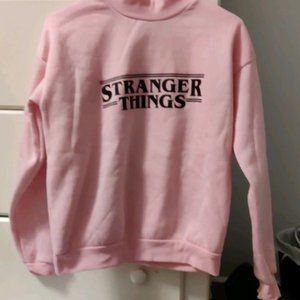 Pink Stranger Things Crewneck